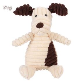 Vocal Animal Plush for Pet Dog Molar Teeth Cleaning Training (Option: Dog 28cm)